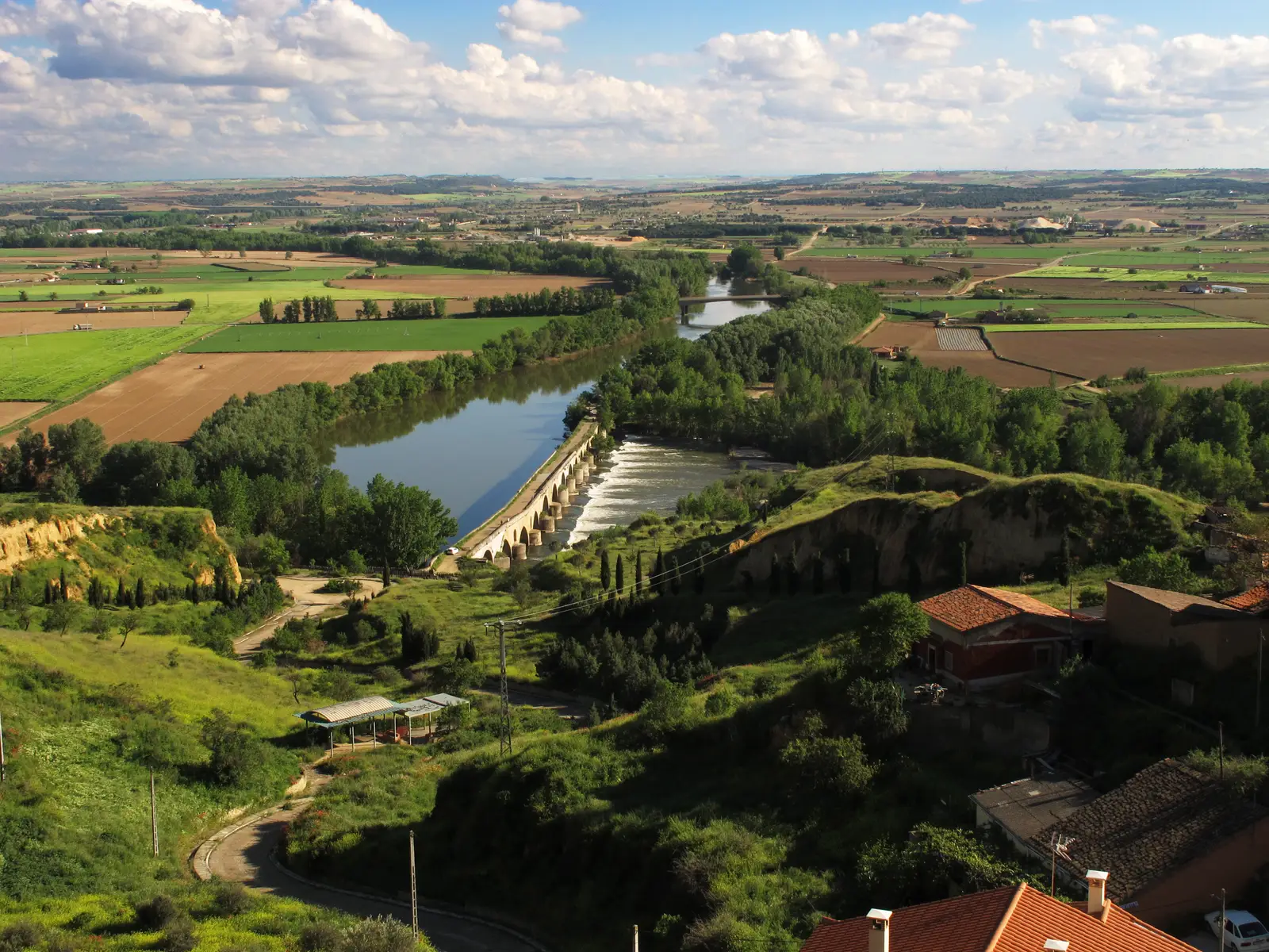 La vega del Duero a su paso por Toro